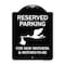 Signmission Designer Series-Reserved Parking For New Mothers & Mothers To-be, 24" x 18", BW-1824-9905 A-DES-BW-1824-9905 - alternate 1